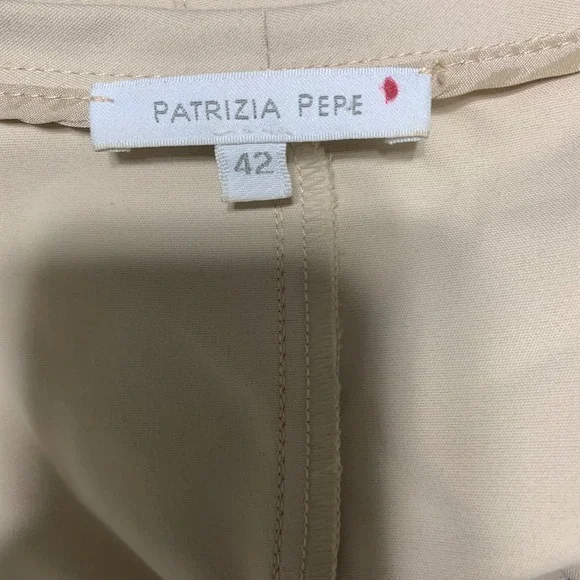 Patrizia‎ Pepe Italy patchwork quiet luxury shift dress size 6 US IT 42 career - Picture 6 of 8